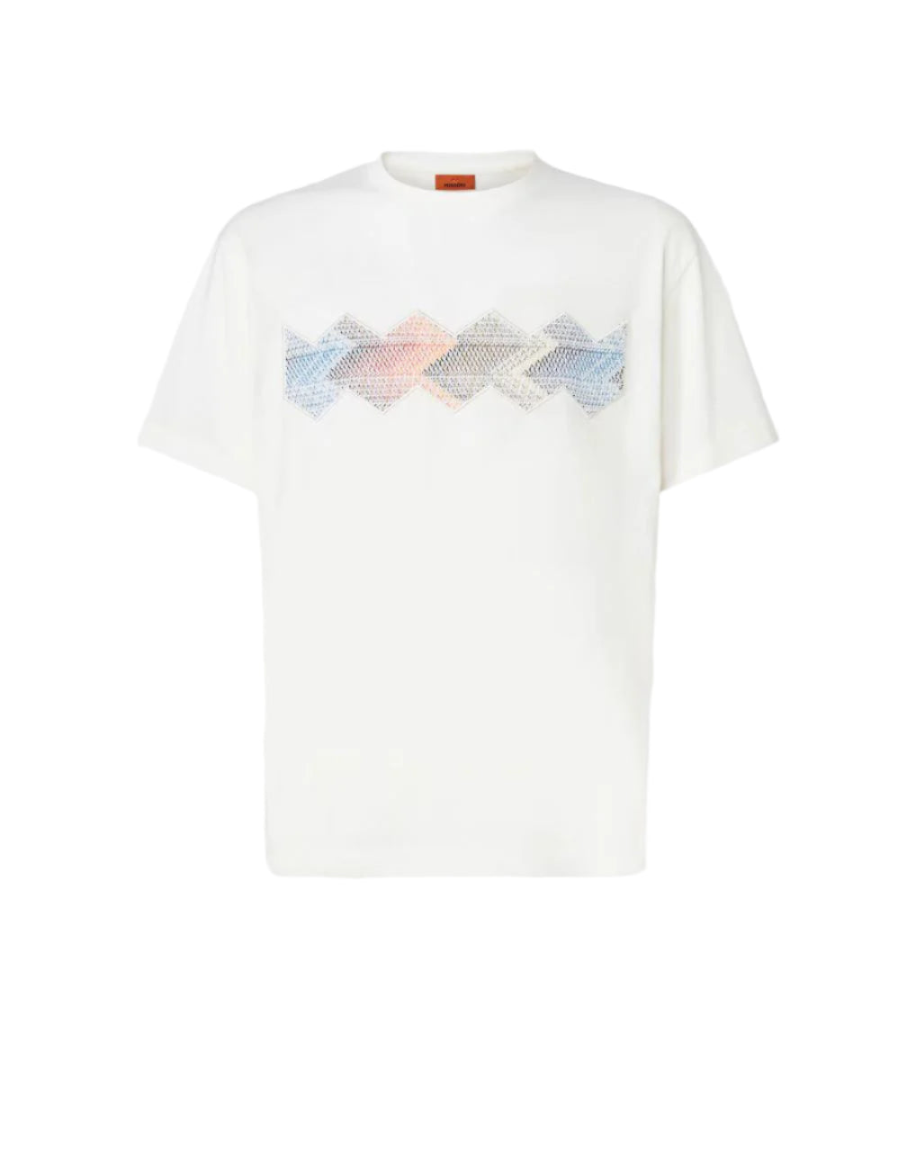 Missoni Embroidered Pattern T-Shirt - White
